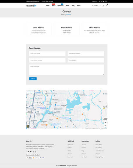 Minimalin - Minimal Multipurpose HTML Template